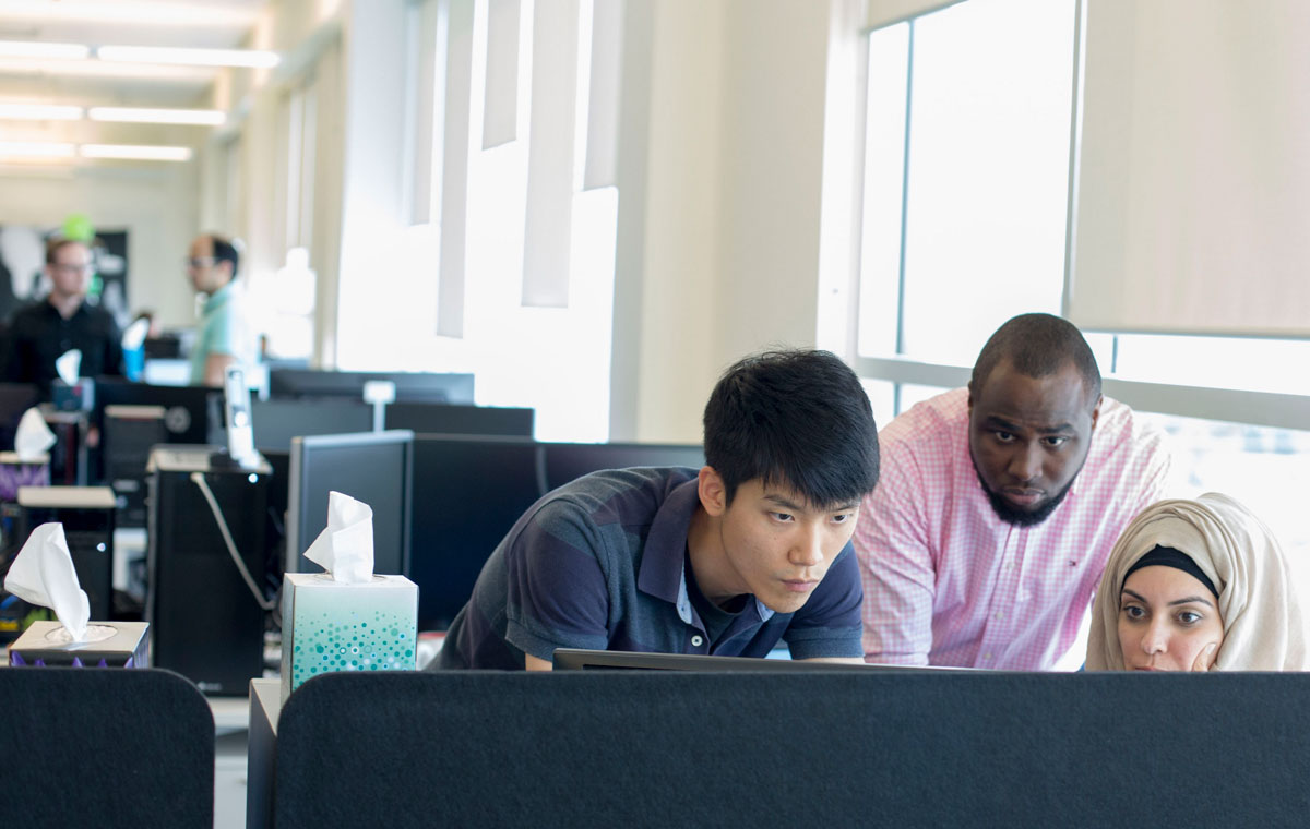 SSIMWAVE team hard at work solving problems